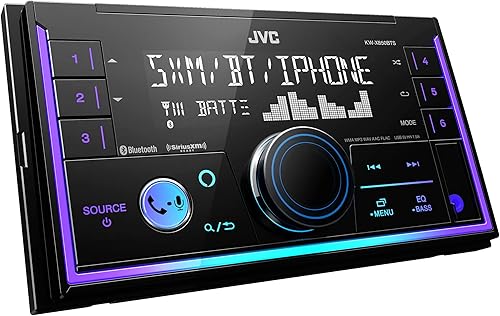 Miniatura 3 de JVC KW-X850BTS Receptor de medios digitales estéreo Bluetooth para automóvil con puerto USB, radio AM/FM, reproductor de MP3, Amazon Alexa, Android,
