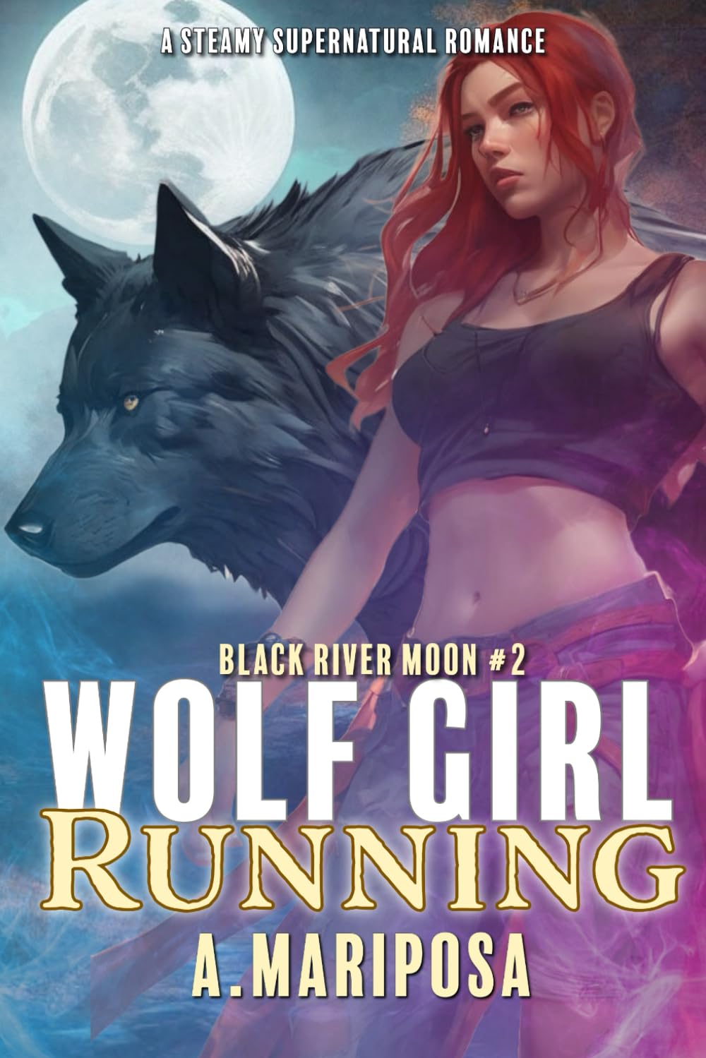 Wolf Girl Running: An Age Gap Wolf Shifter Romance (Black River Moon)
