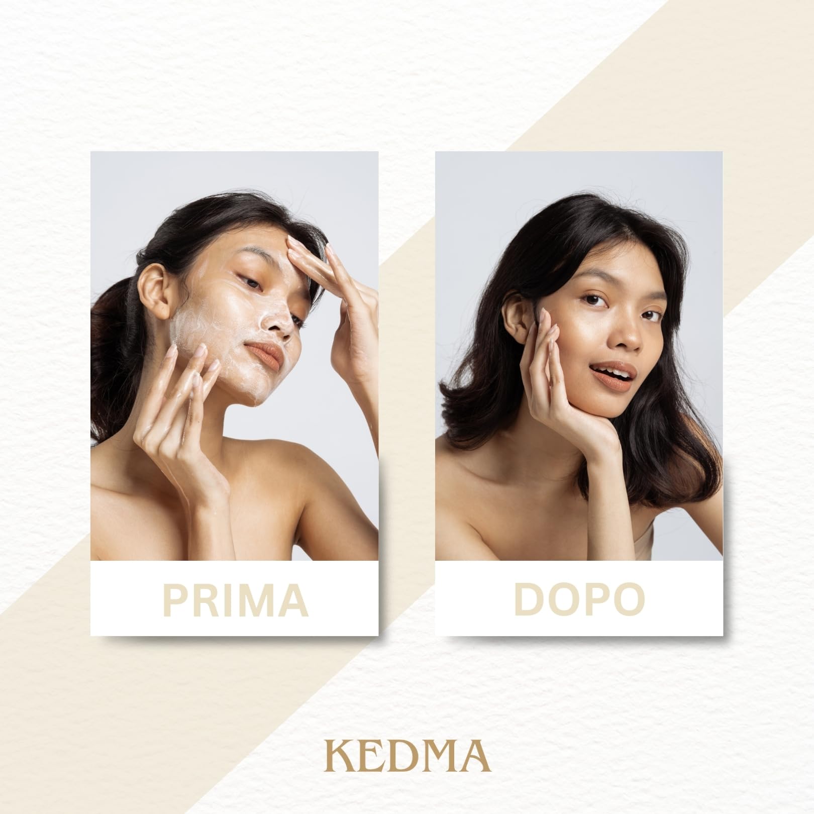 KEDMA - Maschera Viso Riscaldante ai Minerali del Mar Morto - 70g | La maschera sauna riscaldante al caolino aiuta a purificare i pori, mentre le vitamine nutrono la pelle.