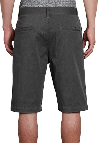 Miniatura 2 de Volcom Mens Vmonty Stretch 22 Chino Shorts Casual Everyday Wear, Relaxed Fit