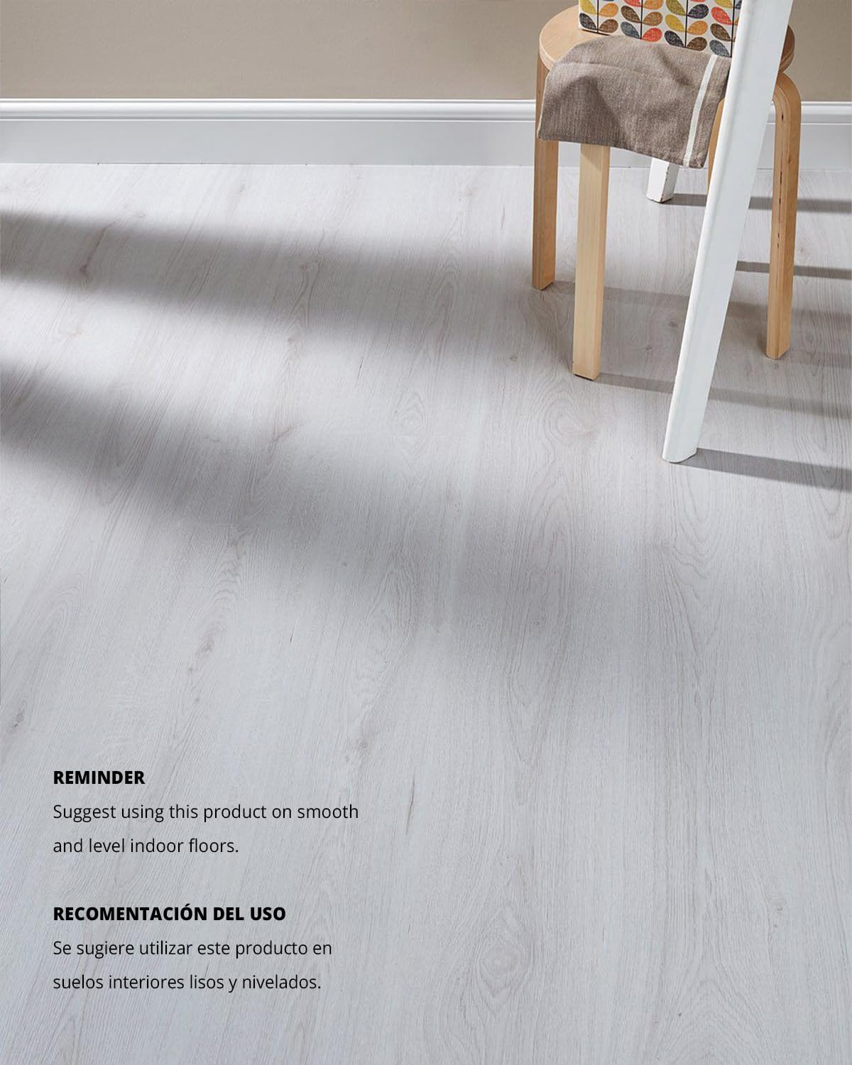 TIBBERS Suelo Vinílico Autoadhesivo, 12 Lamas de 15 x 91 cm (1,67 m²), PVC Impermeable y Recortable, Alta Adherencia, Imitación Madera, SMD006