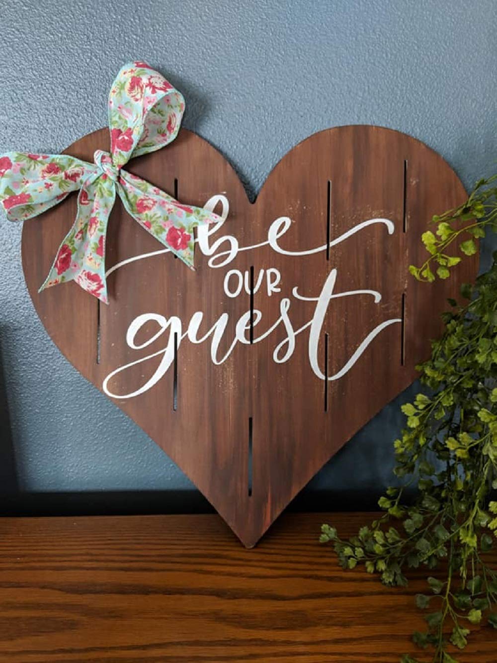 Unfinished Wood Heart Cutout - 1/4" MDF Vertical Pallet Board Shape For Crafts, Door Hangers, Decor