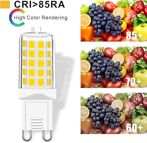 Miniatura 6 de Bombilla LED G9 de 4 W (luz blanca diurna 6000K, paquete de 10)