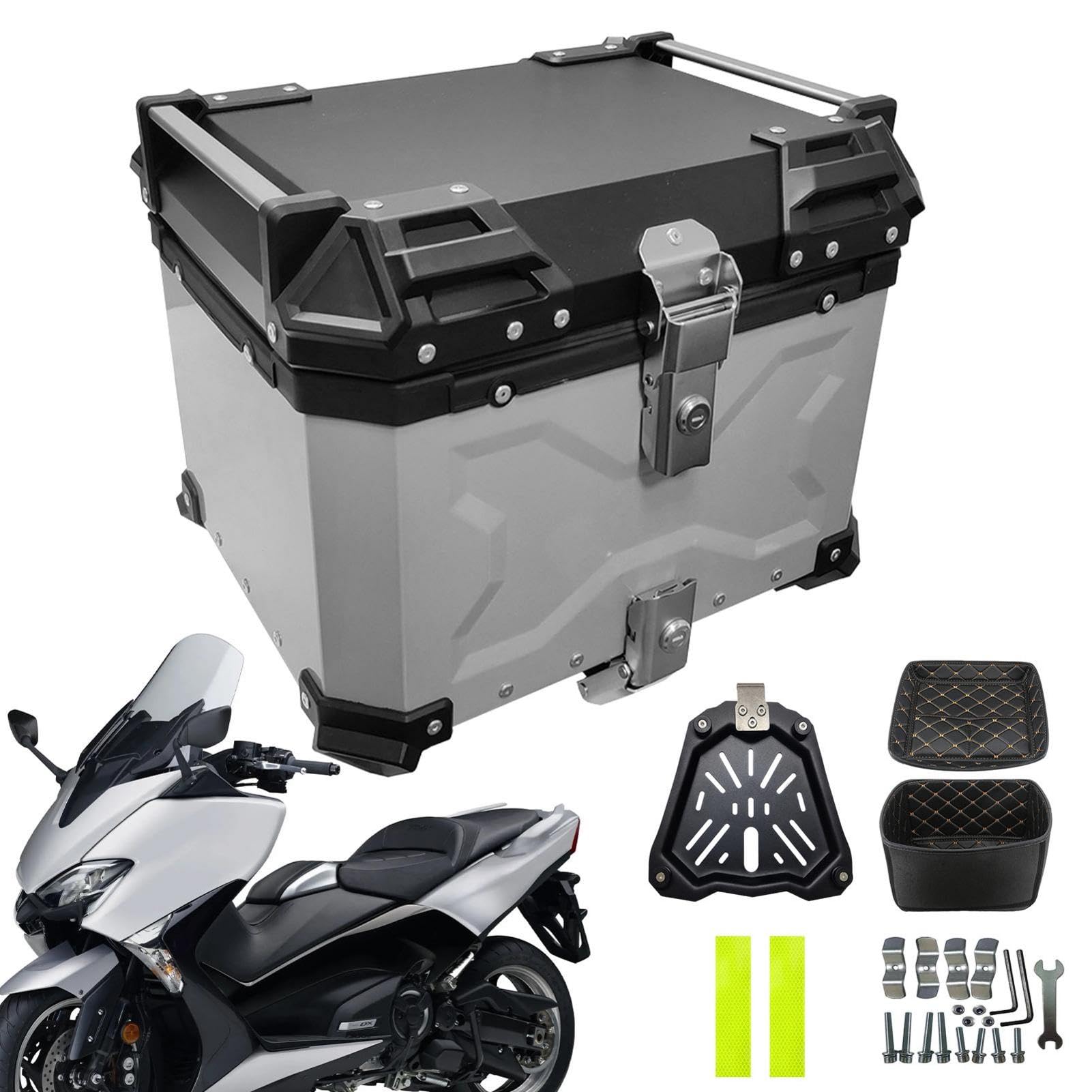 GENERIC Top Case Moto | de cola de motocicleta | Top Case impermeable