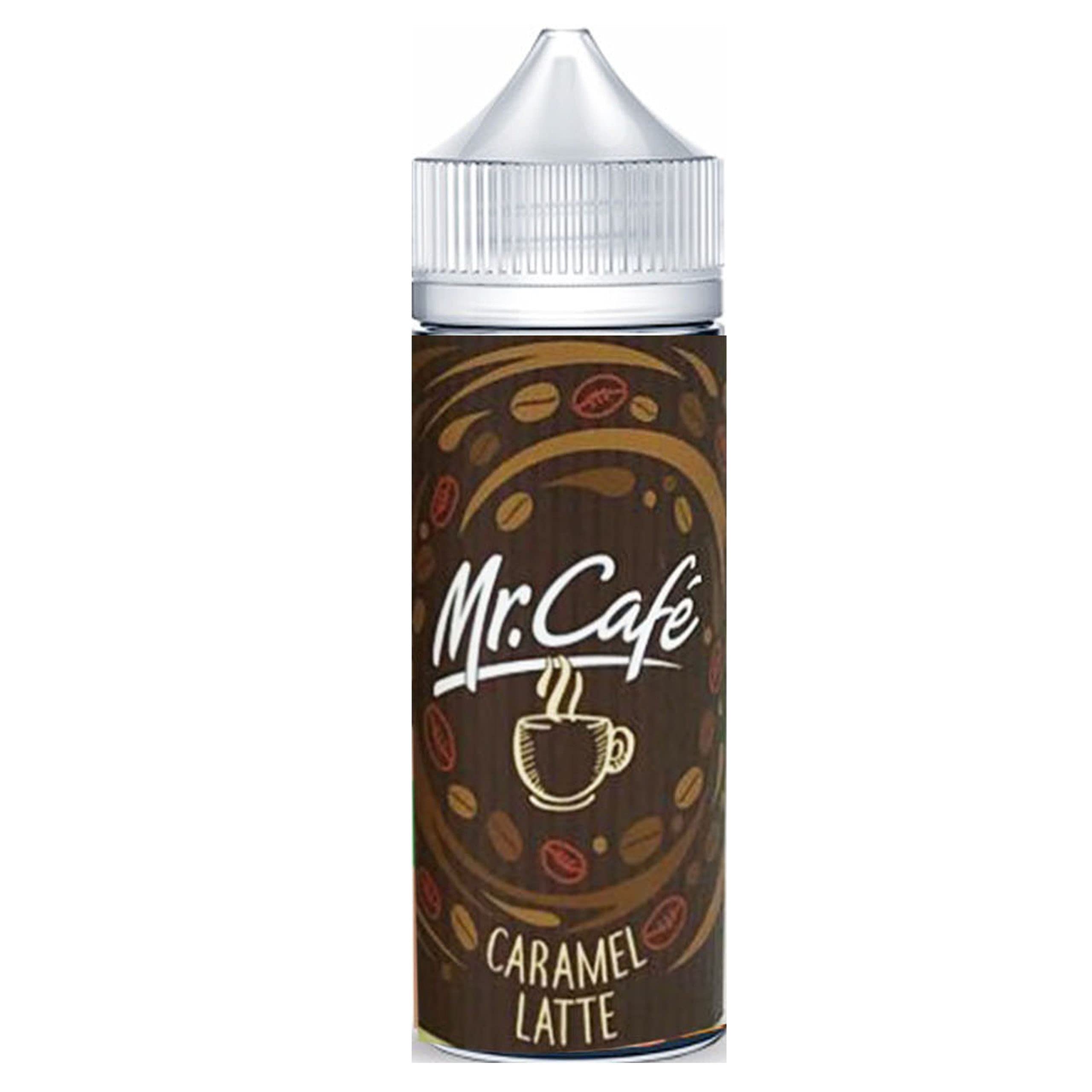 Mr Cafe E Liquid Coffee Vape Shisha Juice shortfill 100ml Vape Oil E Liquid Fits All E Cigarettes Starter Kits 70vg 30pg Vape Liquid 0mg No Nicotine Royal Vapery (C Latte)