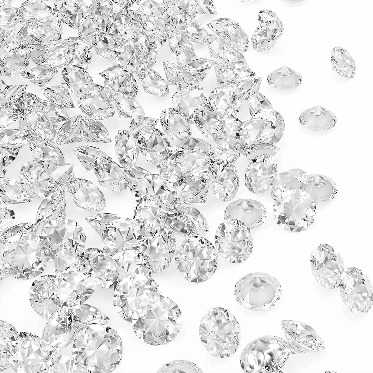 Clear Diamonds Crystals Acrylic 10000pcs Decorative Diamonds for Various Event, Party, Wedding (3MM)