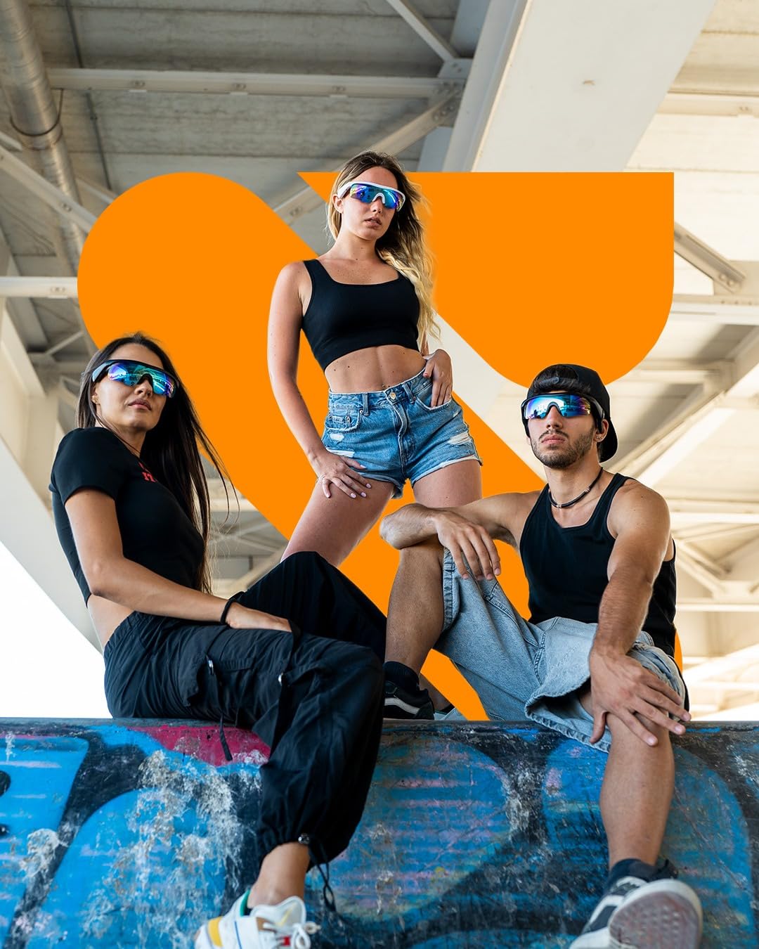 RYON Occhiali da sole Sportivi con BREVETTO EUROPEO Audio Smart Tecnologia VibeFlow™, Bluetooth 5.3, lenti polarizzate UV400, bassi potenziati, struttura impermeabile IPX5