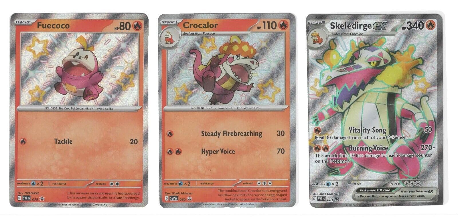 Amazon.com: Skeledirge ex - Crocalor - Fuecoco