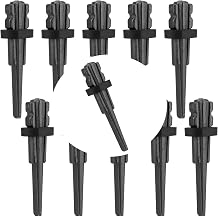 HOZEON 10 PCS 9/16 Inch Wedge and Feather Shims, Heavy Duty Rock Stone Splitting Hand Tools for Granite, Concrete, Marble