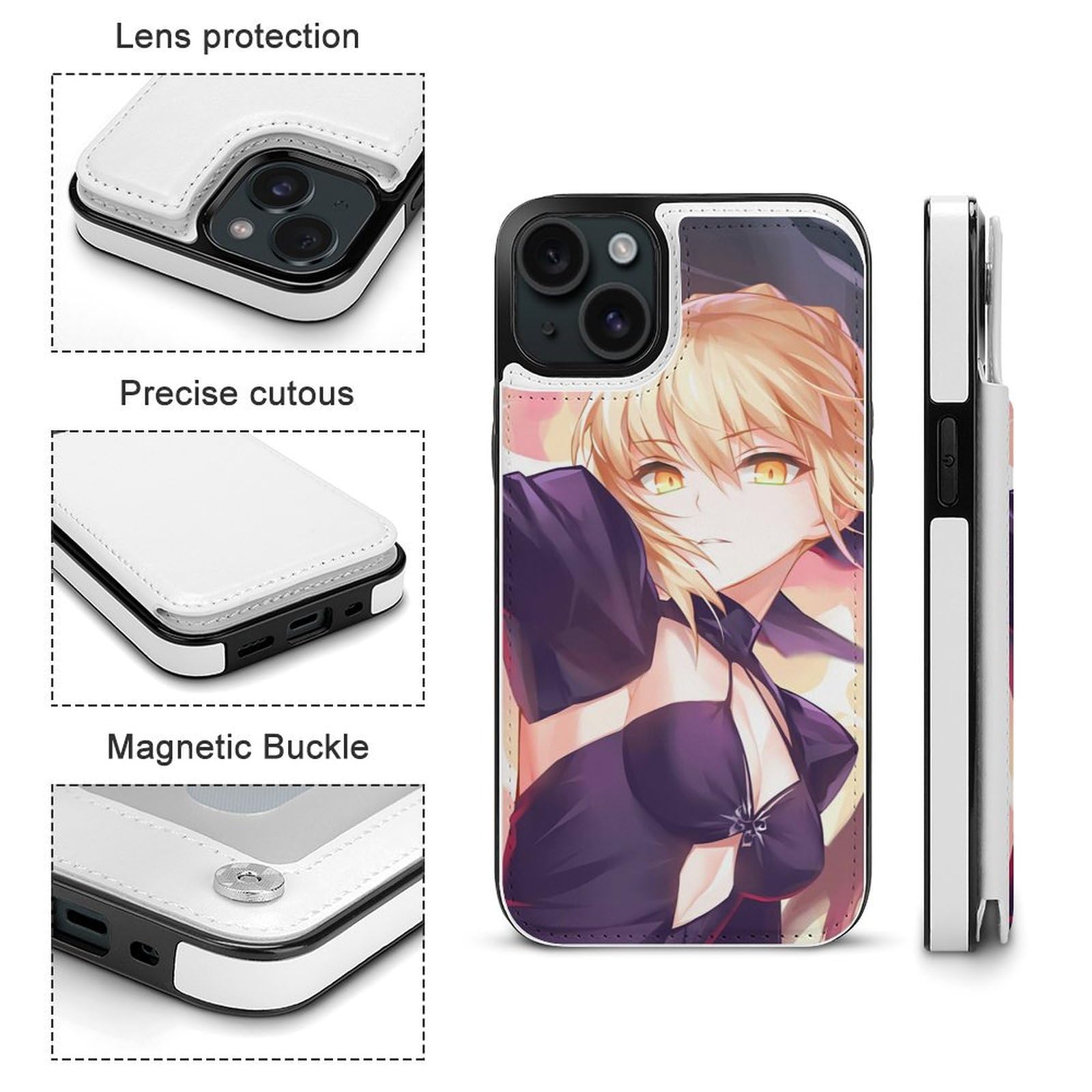 Amazon.co.jp: IPhone15 ケース 可愛い Fate FGO セイバーオルタ
