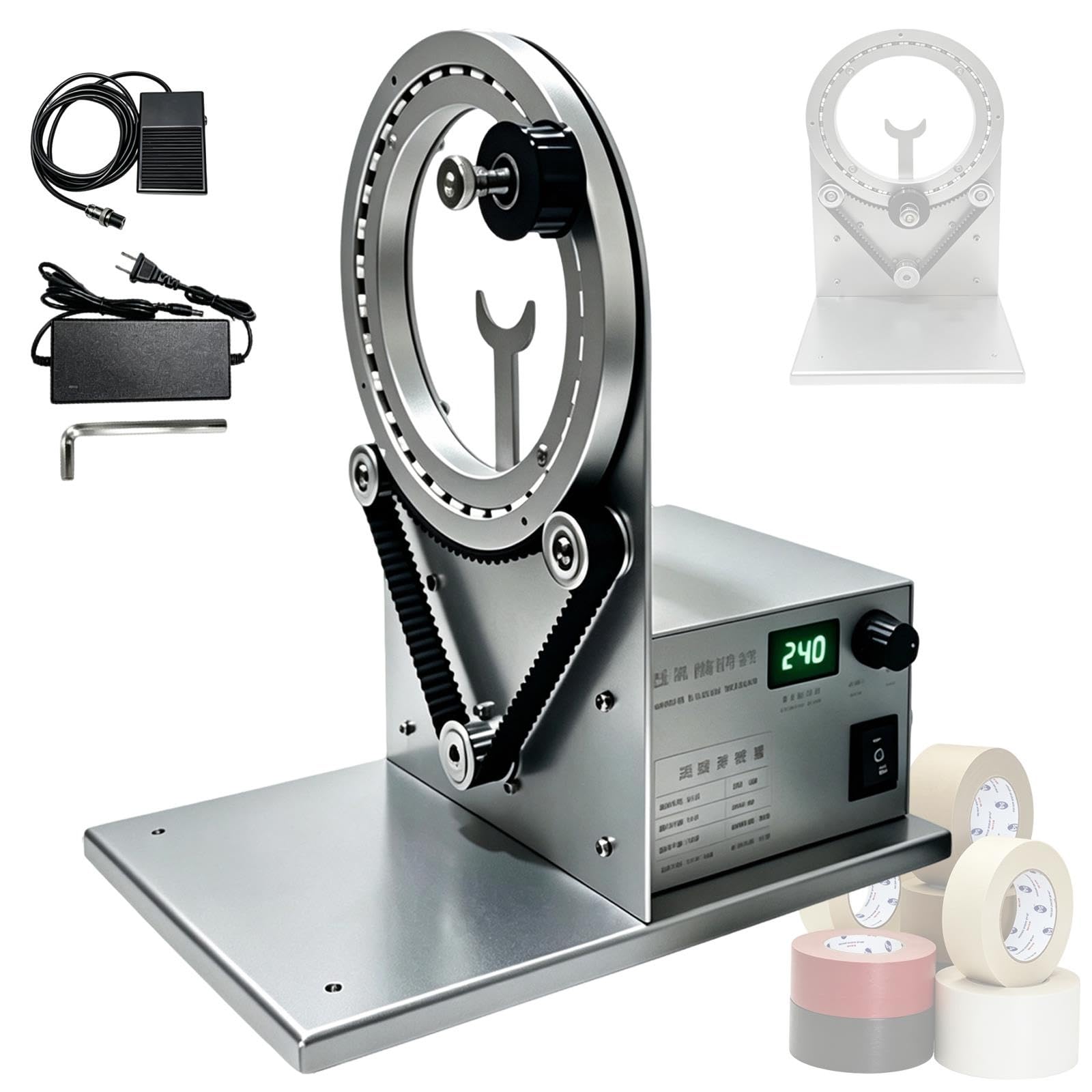 Bandwickelmaschine, Kabelbaum-Bandwickler mit einstellbarer Geschwindigkeit