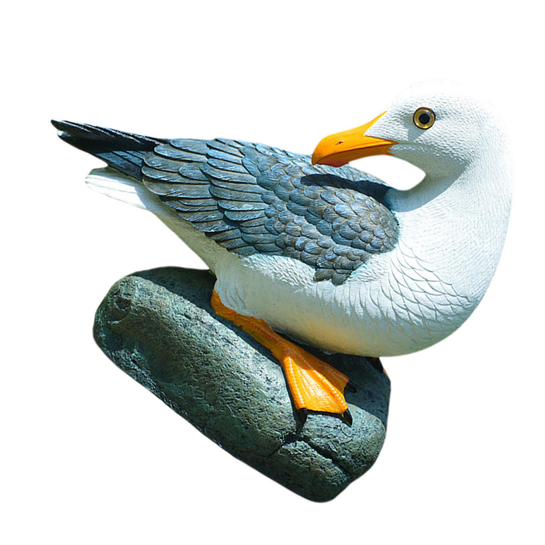 Décor de mouette en résine au design vif et finitions soignées