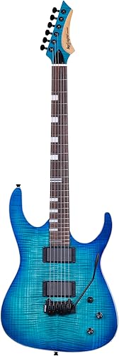 Leo Jaymz Guitarra eléctrica Tempest Series (Blue Flame)