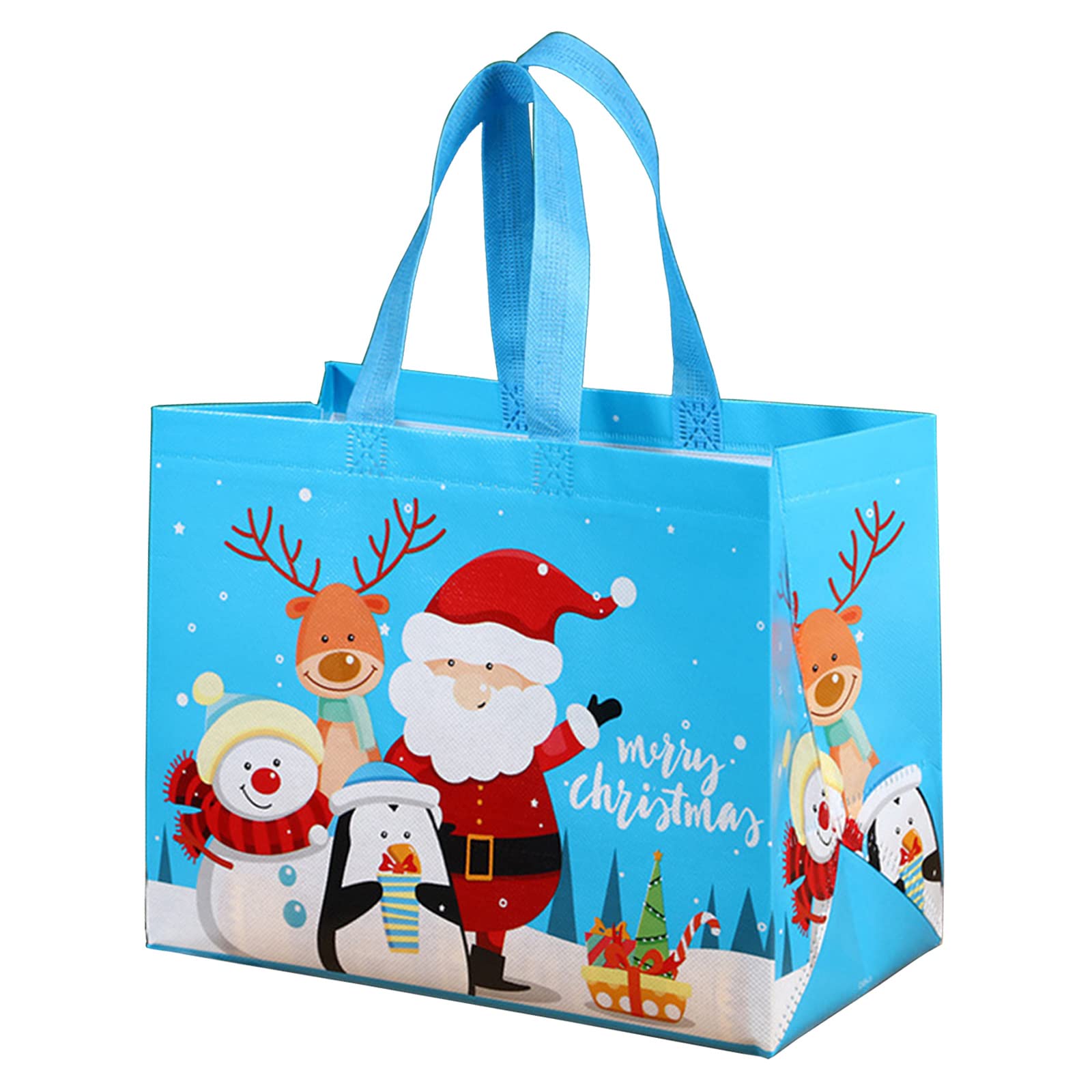 Amazon.co.jp: クリスマス再利用可能トートバッグ クリスマスギフト