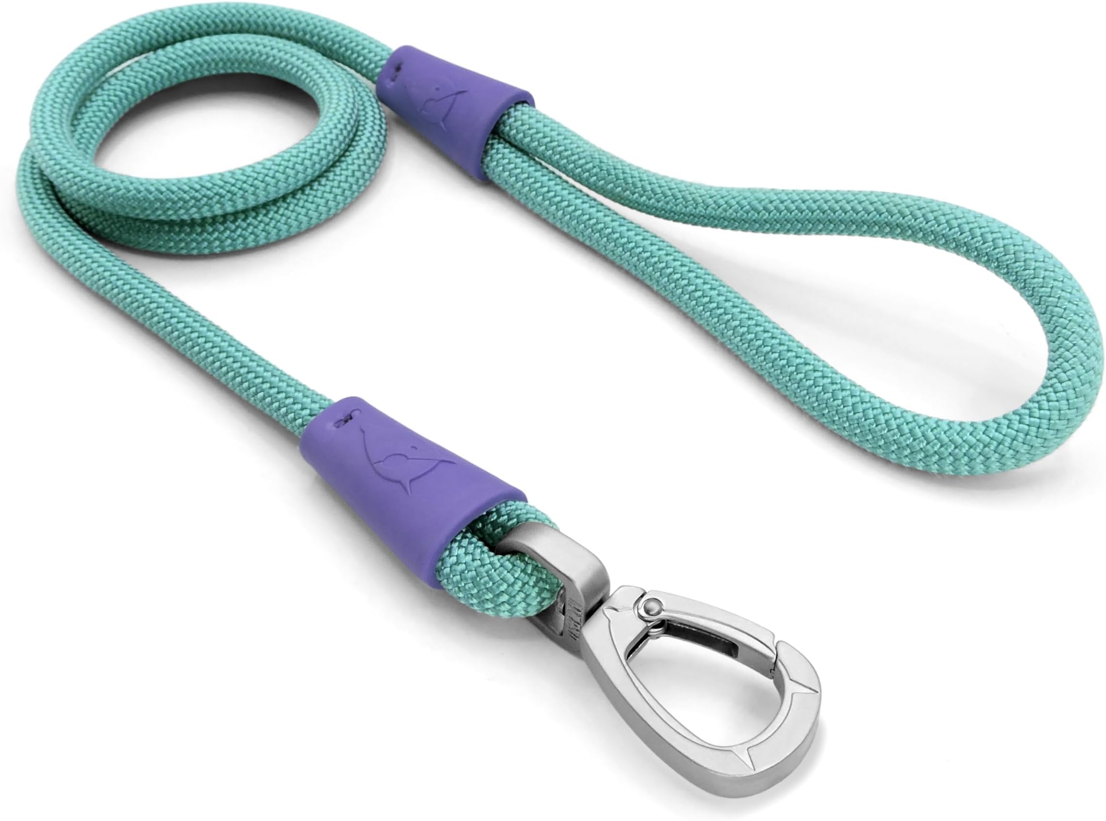 MORSORope Lead for Dogs, 120 cm Aqua Green/Purple