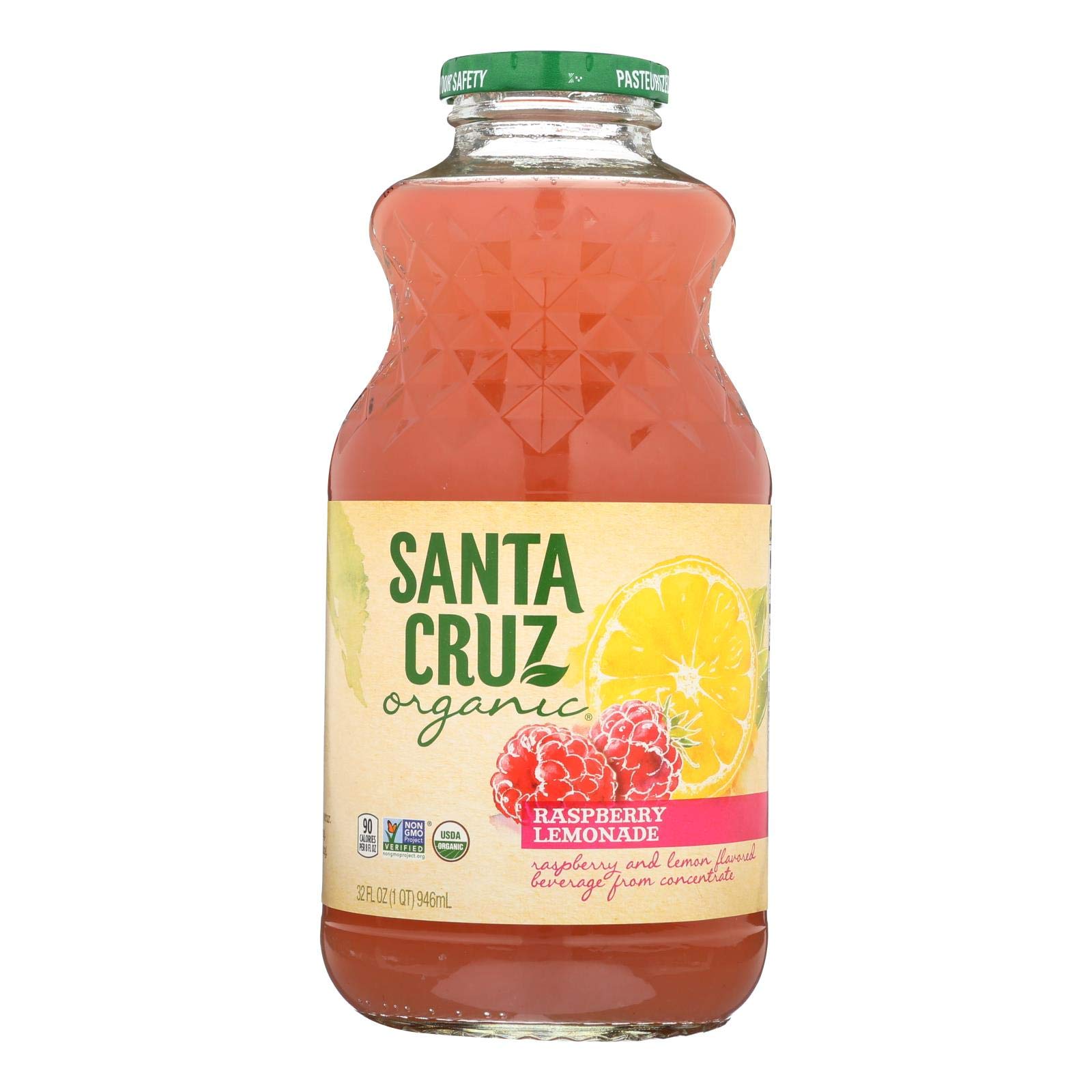Santa Cruz, Raspberry Lemonade, 32 Ounce