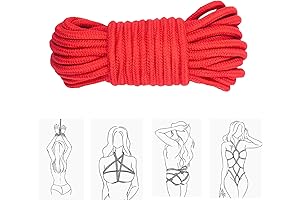 20M 64 Feet BDSM Kit: Unleash Your fantasies in Exquisite Bondage