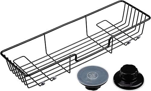 Miniatura 8 de iPEGTOP Cesta organizadora de baño con ventosa fuerte, cesta organizadora combinada para champú, acondicionador, jabón, accesorios de baño de