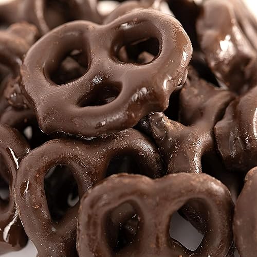 Miniatura 2 de Pretzels cubiertos de chocolate negro, paquete a granel de 5 libras
