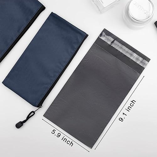 Miniatura 4 de Bolsas de eliminación de servilletas sanitarias, bolsas de eliminación personal femenina, 200 bolsas opacas grises y 2 bolsas de almacenamiento de