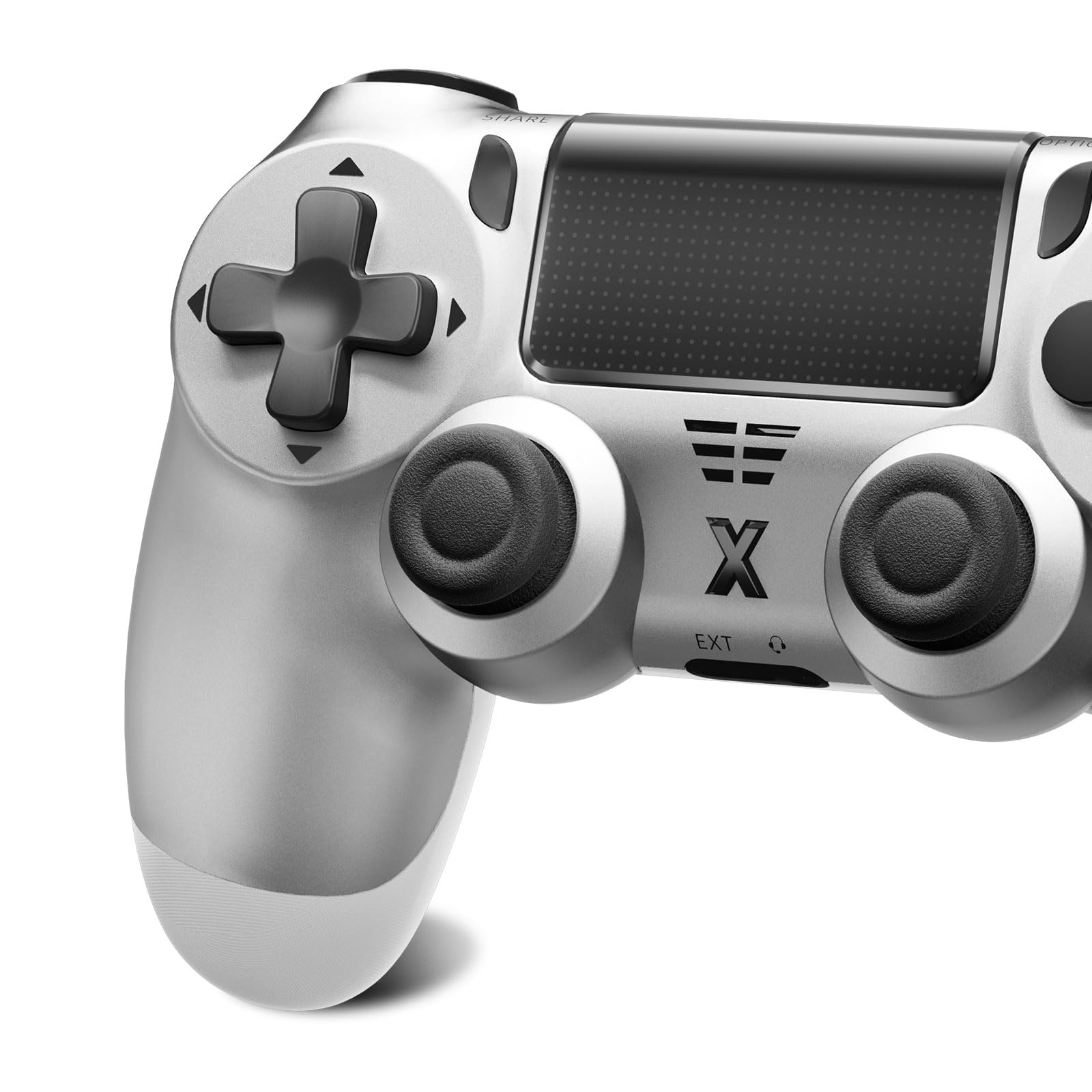 ARCELI Wireless Controller for PS-4, Bluetooth Gamepad Joystick for PS-4 with Dual Vibration, Touchpad, 3.5mm Stereo Headphone Jack, Six Axis Motion Control, Compatible with PS-4/Slim/Pro/PC(Grey) — view 9