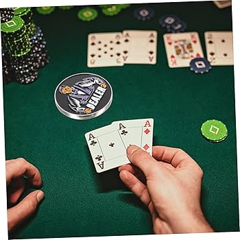 Amazon | HOOTNEE 金属製ディーラーボタン ポーカーカードディーラー