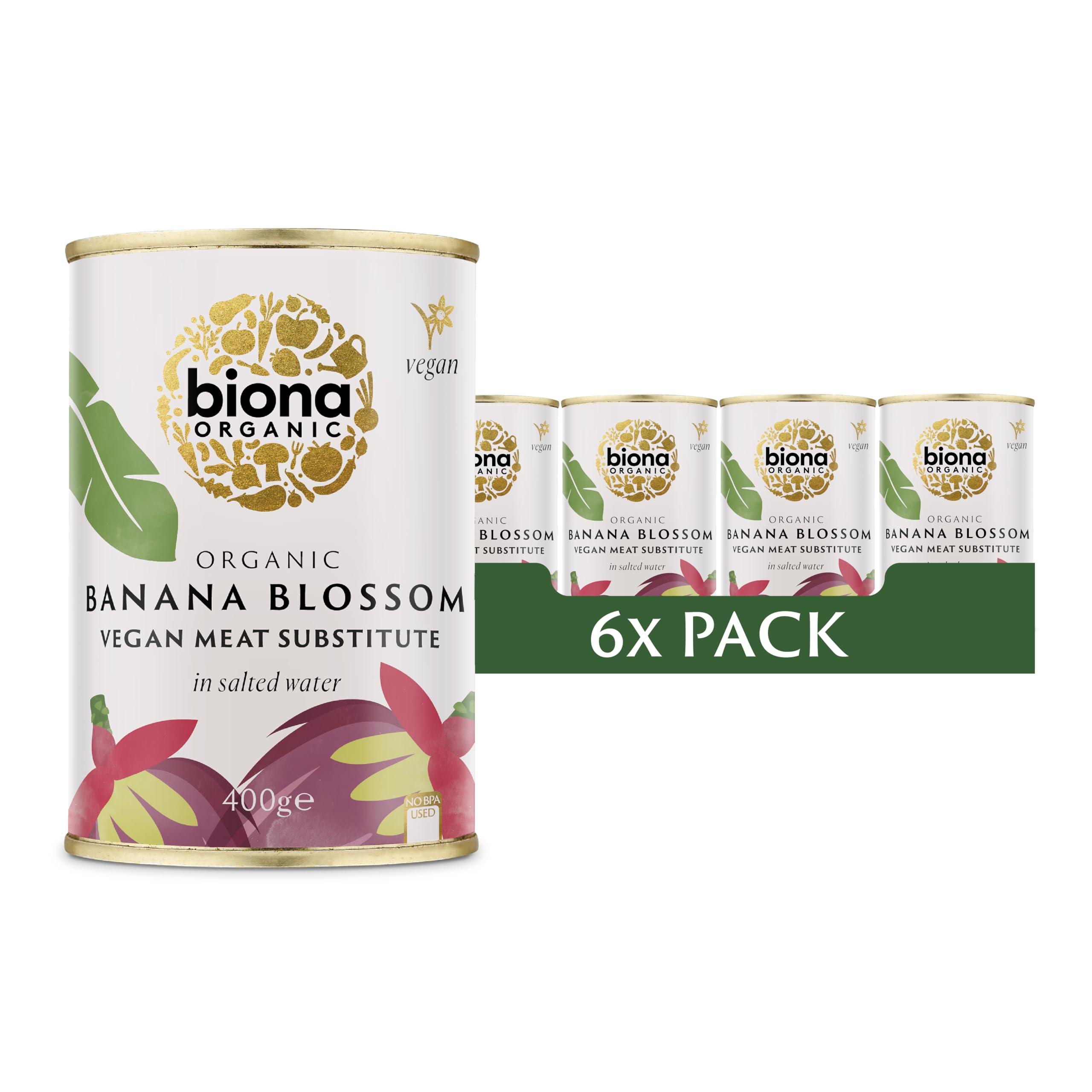 Biona Organic Banana Blossom in Salted Water 400g