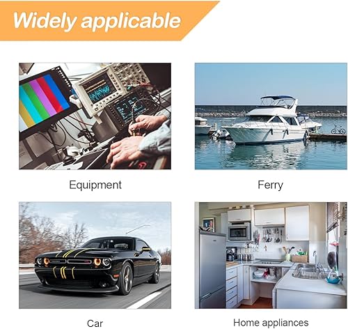 Miniatura 4 de Osilly Relé de 45 pines de 12 V 30 A, relés eléctricos multiusos resistentes para motor de automóvil, relé estándar de arranque negro automotriz,