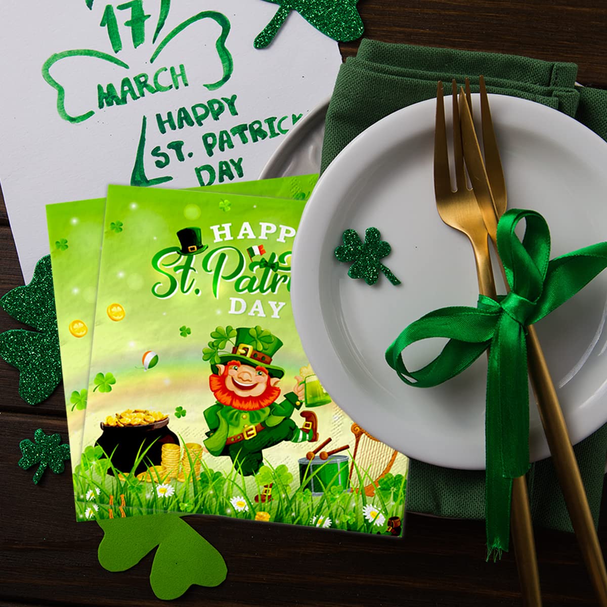 Motif Sans Fin Sans Couture Pour La Fête De Saint-patrick, Fête