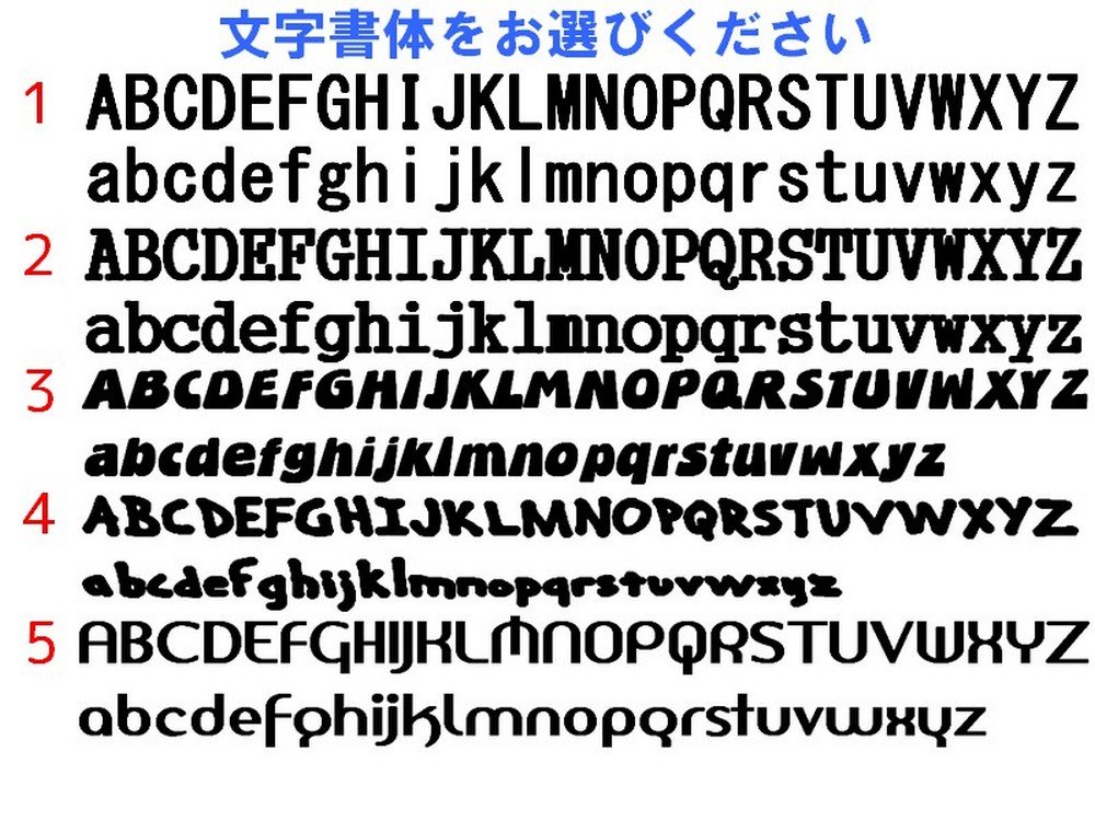 Amazon | オーダーメイド ステッカー アルファベット (文字サイズ21