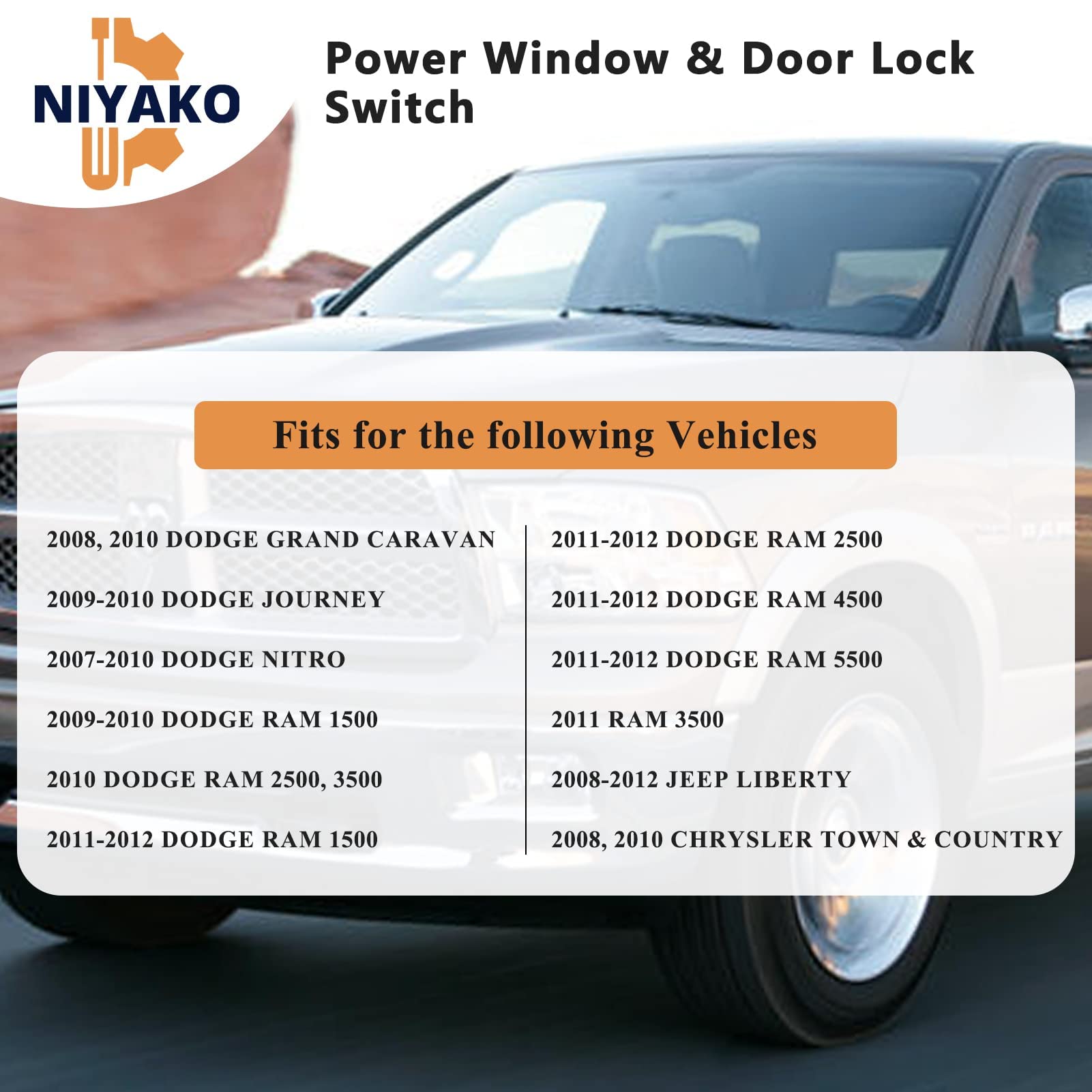 Amazon.com: Niyako Front Left Driver Side Master Power Window 
