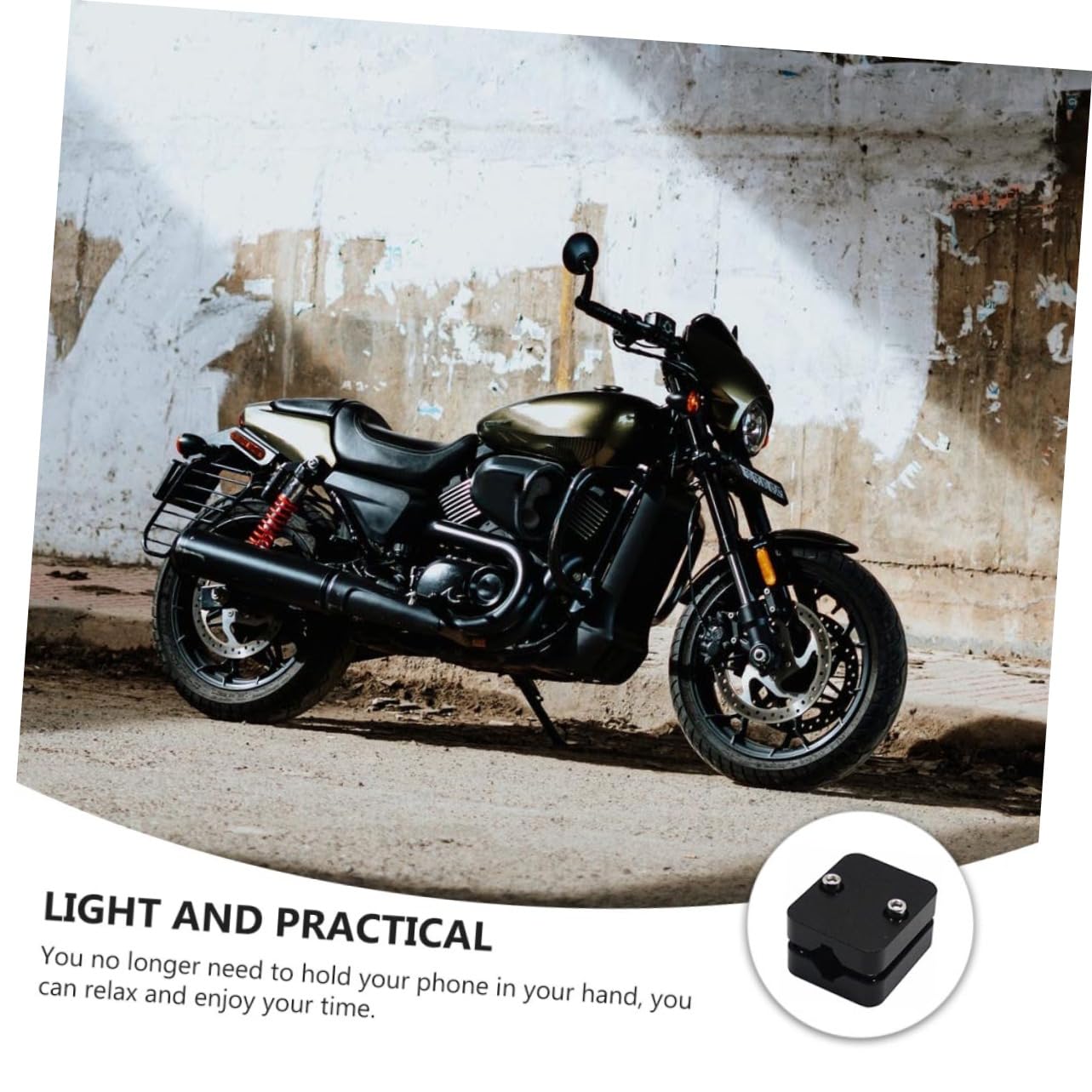 PRETYZOOM Soporte de Navegación para Moto Soporte para GPS de Moto para Viajes Fabricado Material Resistente para Uso Carretera