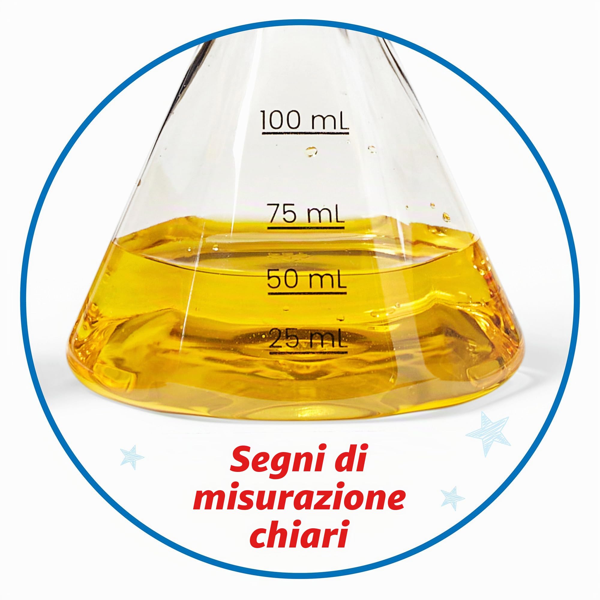 Learning Resources Set di Ampolle di Misurazione Starter Science, Becher in plastica per bambini, Attrezzatura da laboratorio scientifico, Giocattoli di misurazione, Dai 3 anni in avanti