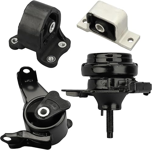 DRIVESTAR Kit de soportes de motor compatible con Honda Civic 1.7L repuesto A6595 A6588 A6588 A6591 A4511