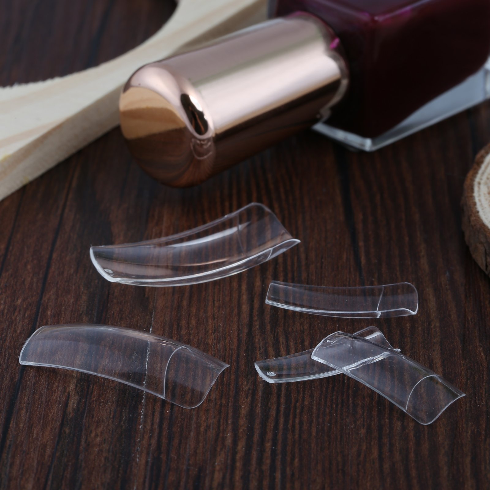 Lot De 500 Faux Ongles Transparents – 10 Tailles (0 à 9 Cm) – Pour Tous Types D'ongles