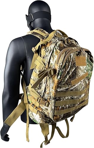 Mochila de caza al aire libre, mochila extra grande con lluvia impermeable, mochila táctica militar expandible para senderismo, Múltiples colores,