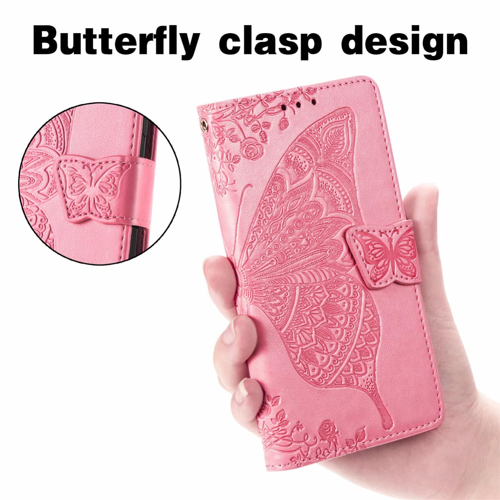 GAPlus Custodia a portafoglio in pelle per Nokia C30, con chiusura magnetica, per Nokia C30