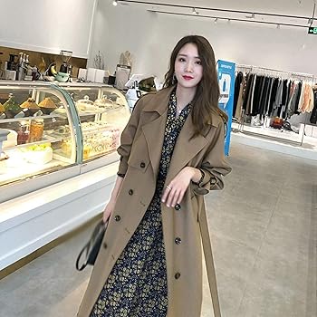 Amazon | [ZAI2] ロングコート ダークカーキ レディース