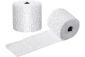 2 Rolls Plaster Cloth Rolls - Exceptional Crafting Material for Diverse Projects