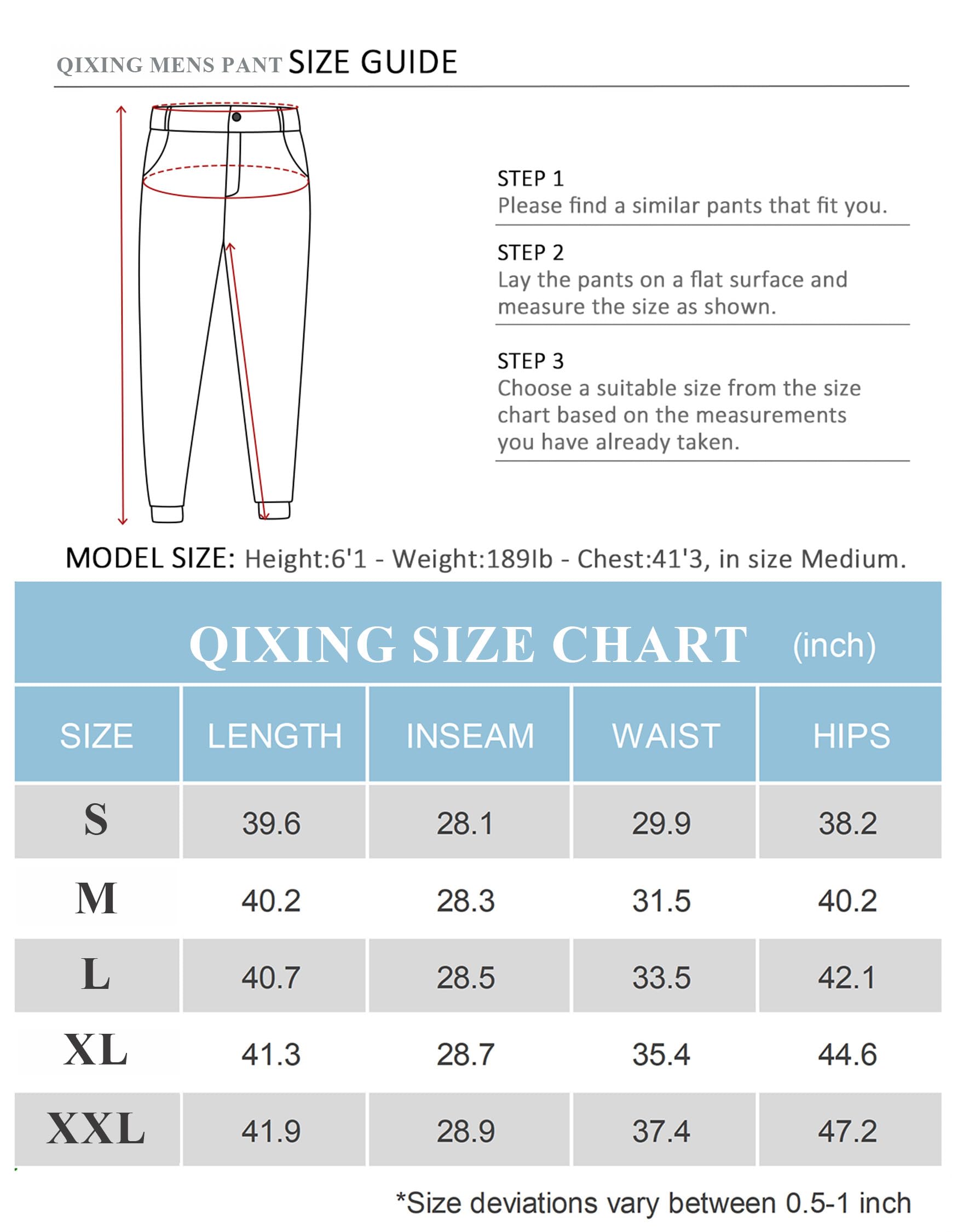 QIXING Pantalon de golf pour homme, coupe ajustée, extensible, décontracté, pantalon de bureau évacuant l'humidité, avec 5 poches