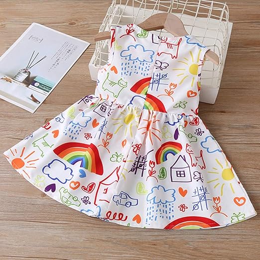 Amazon Littlespring夏 ガールズ 女の子 ノースリーブ ワンピース フレア アニマル柄 ジャンパースカート ワンピース チュニック 通販 Amazon Littlespring夏 ガールズ 女の子 ノースリーブ ワンピース フレア アニマル柄 ジャンパースカート ワンピース チュニック 通販