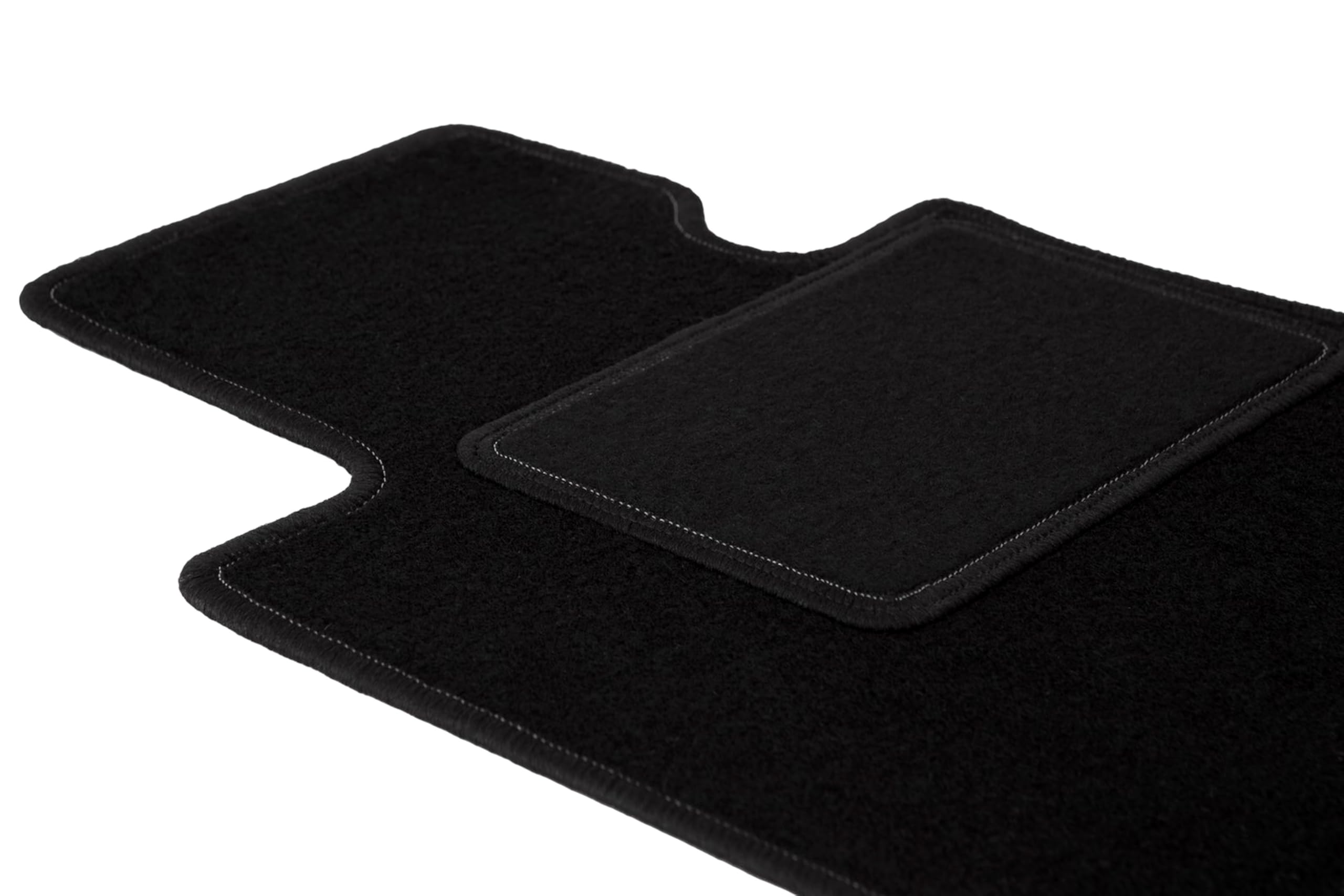 LUX dywanik kierowcy welurowy kompatybilny z Volkswagen Golf VI cabrio 2011-2016 - 1 szt., czarny