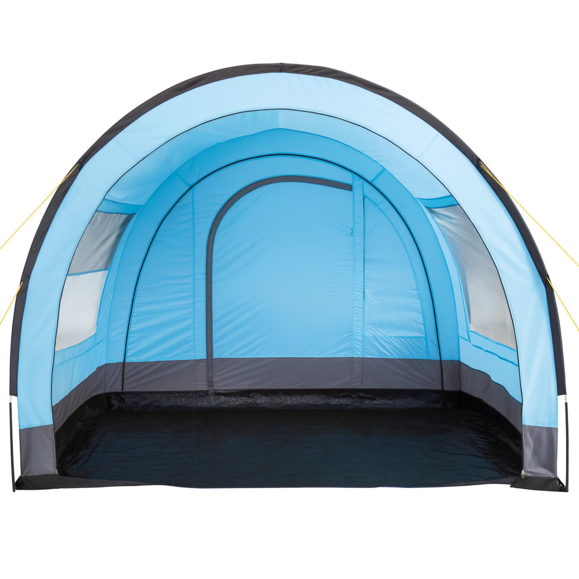 CampFeuer Zelt Relax6 für 6 Personen | Variables Tunnelzelt mit großem Vorraum, 5000 mm Wassersäule | Abtrennbare Schlafkabine | Gruppenzelt, Campingzelt, Familienzelt