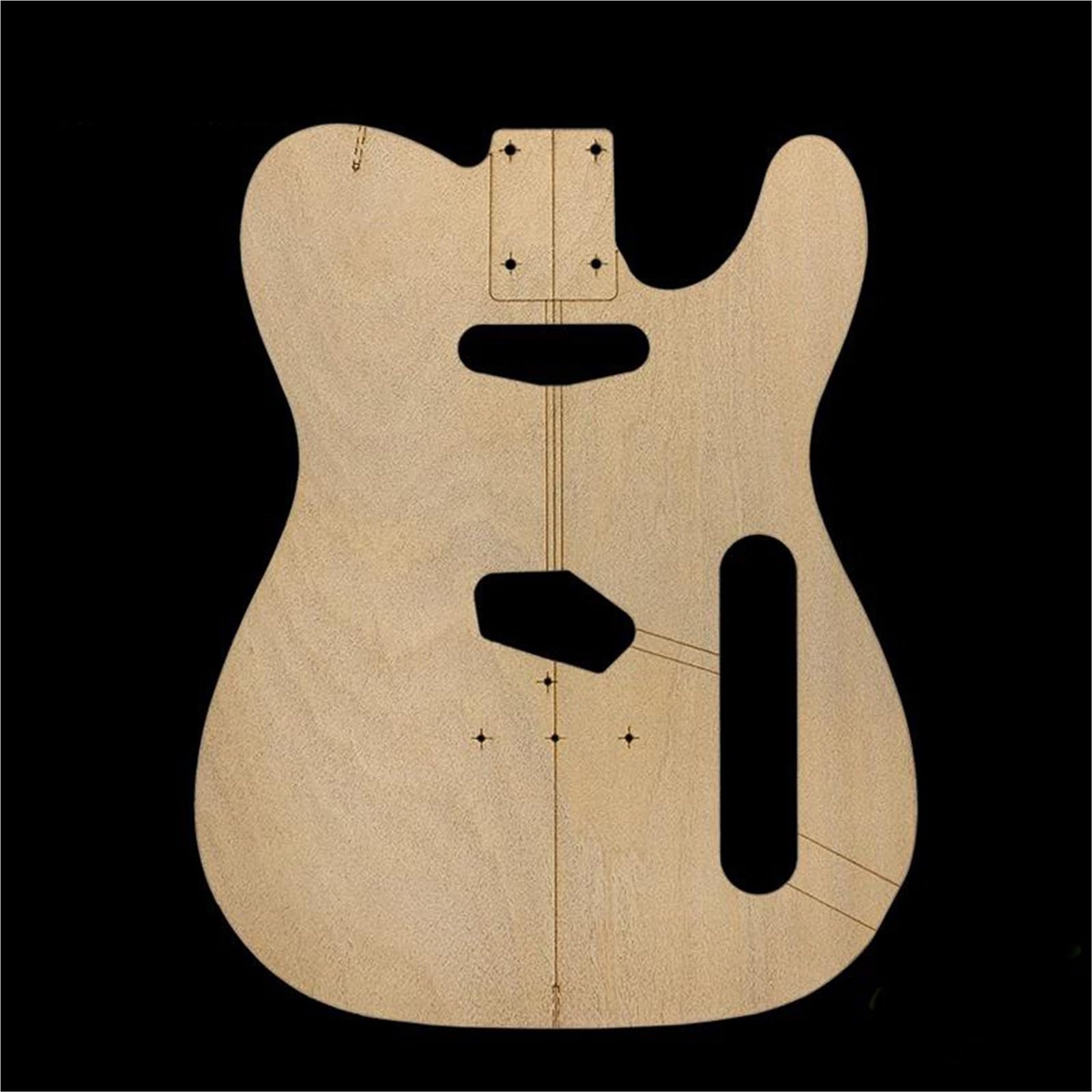 Drewniany Szablon Lutniczy Do Gitar Elektrycznych TL Zestaw Budowy Gitary