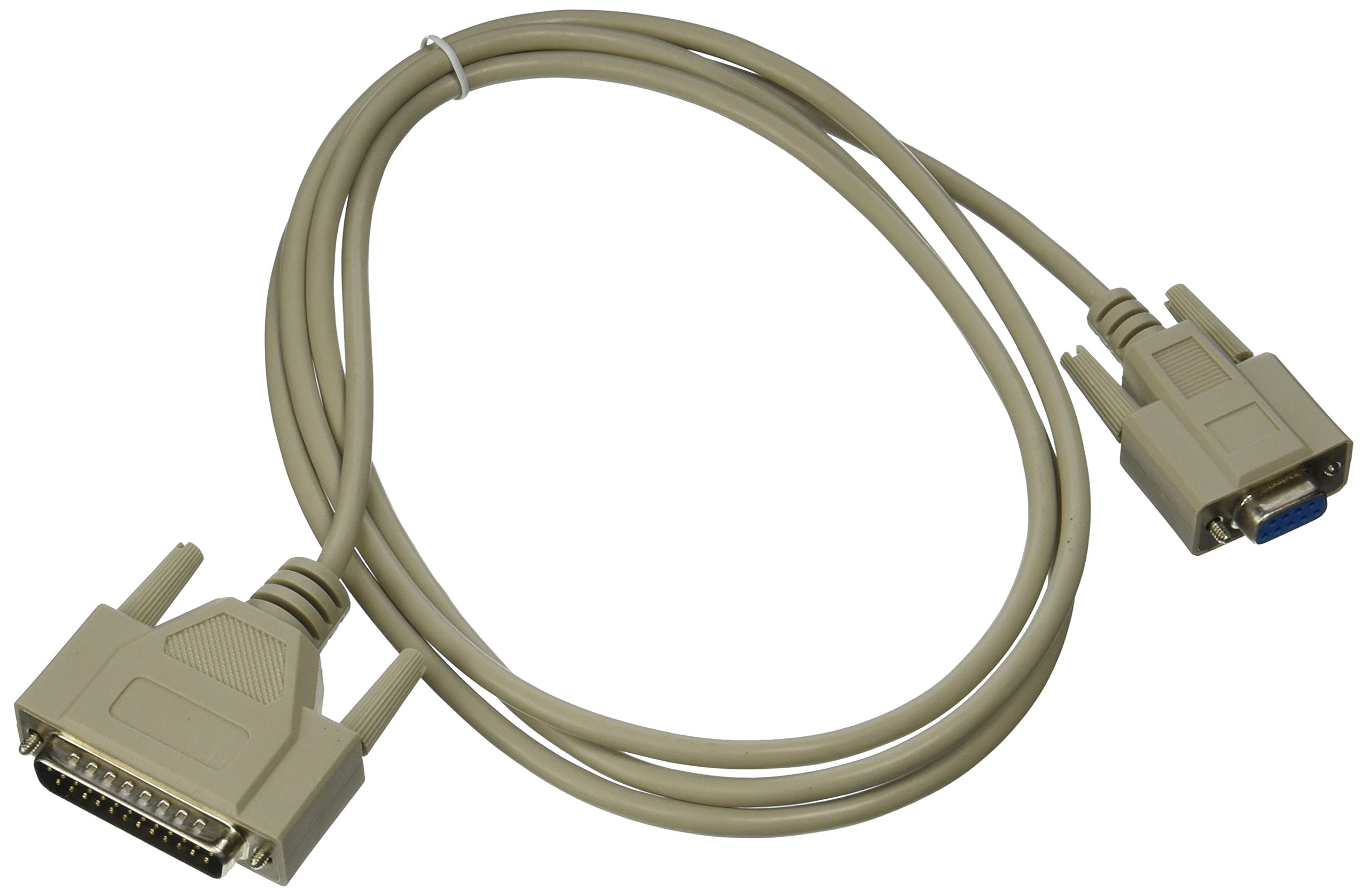 HP Plotter Laser Serial Printer Cable, DB9 Female to DB25 Male (6 Feet)