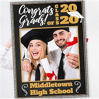 Graduation Photo Frame, Photo Booth Party Props, Custom Party Selfie Frames, Graduation Party Photo Frames, Graduation Frame, DIY Graduation Photo Booth Frames Size 36x24,48x36