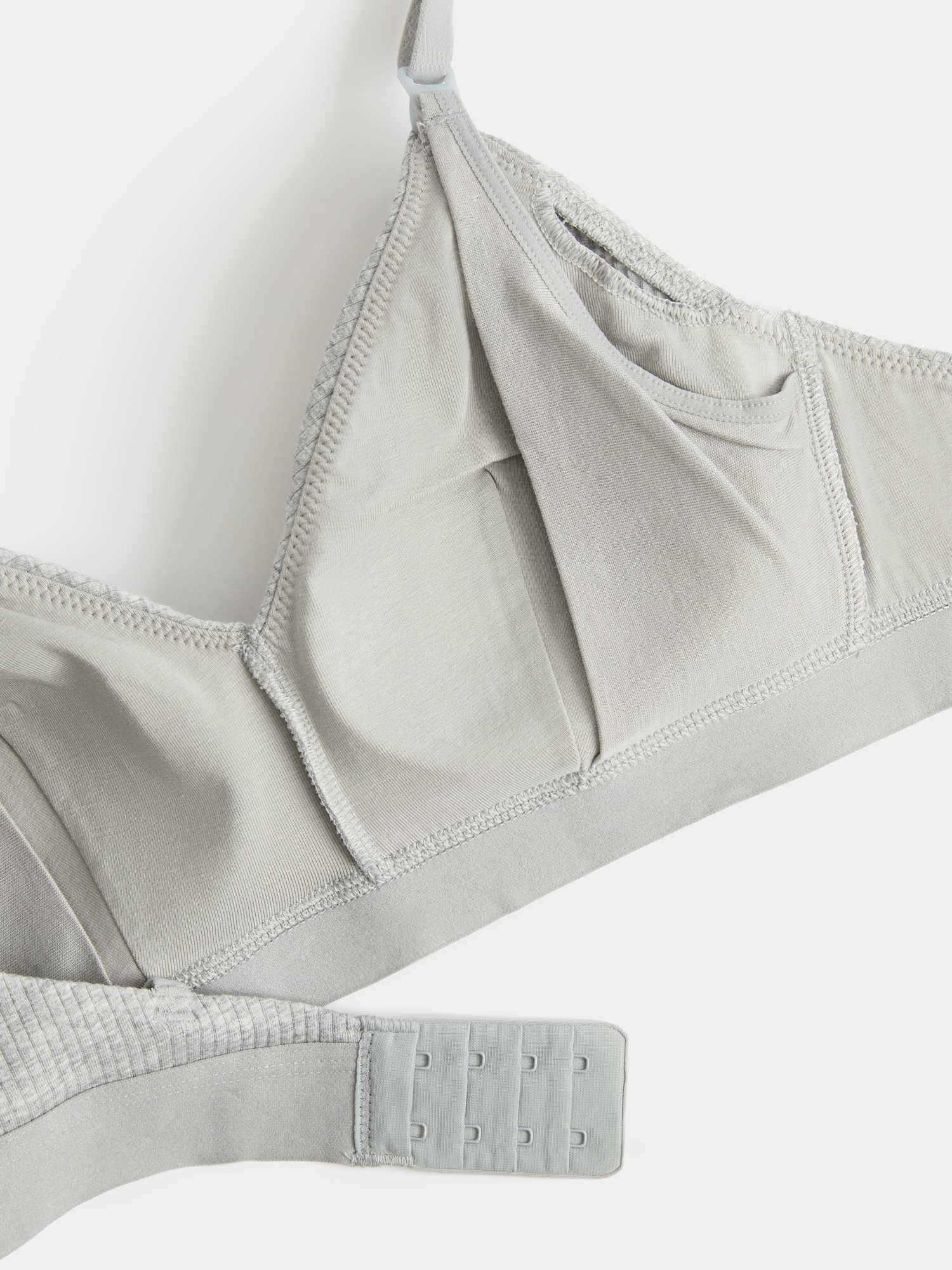 Marks & Spencer Pack de 2 Sujetadores de Lactancia sin aro para Copa A-D Mezcla De Gris UK 10 (EU 38)