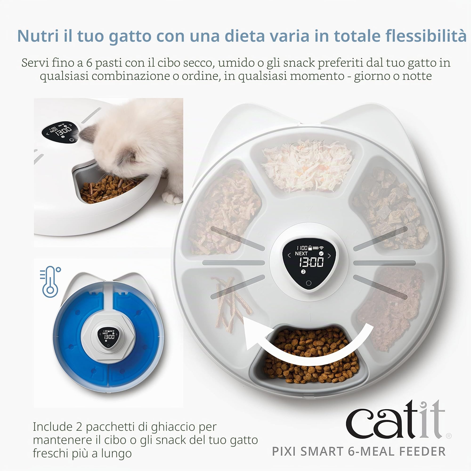 Catit PIXI Smart Alimentatore automatico per gatti
