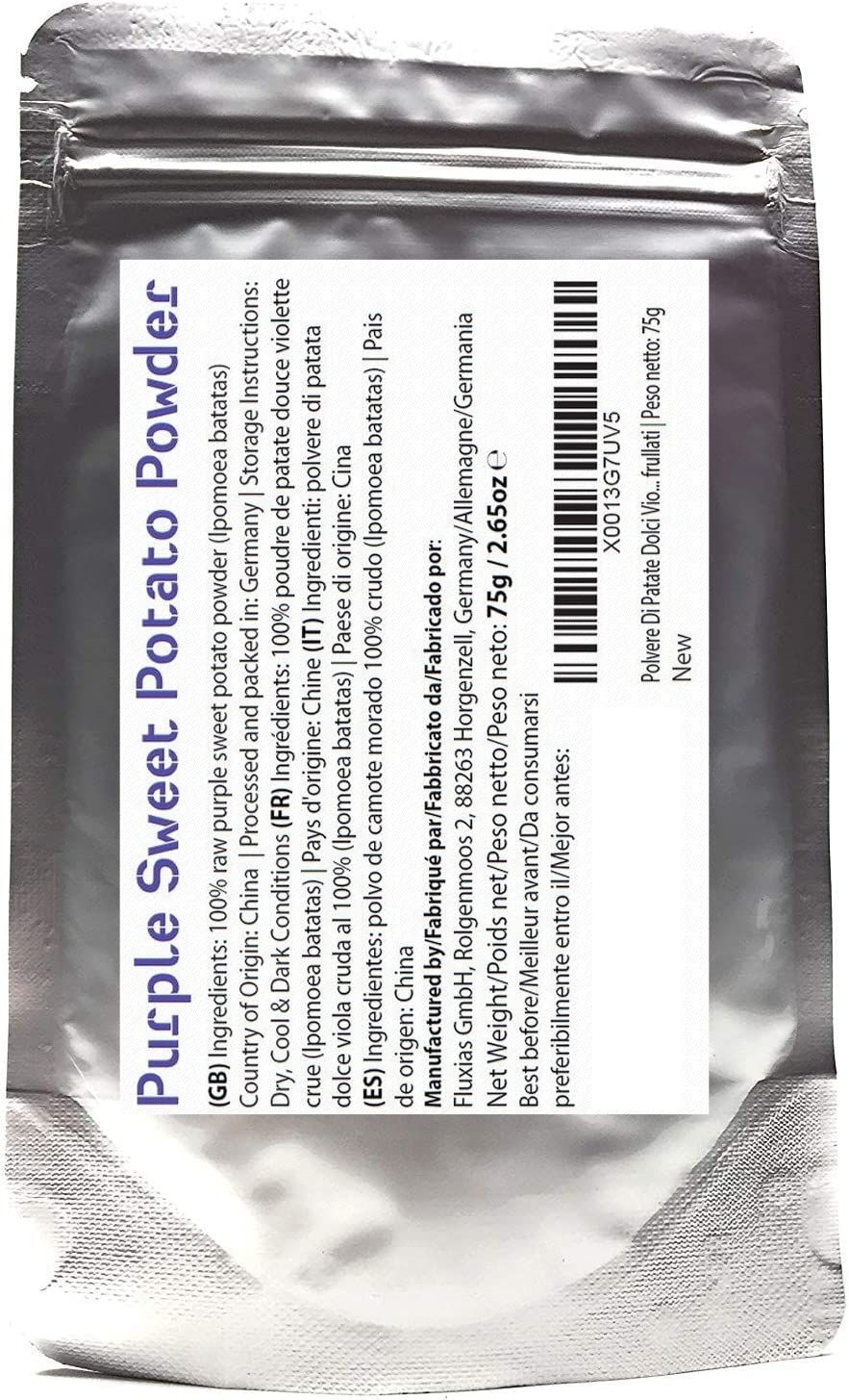Polvo De Camote Morado - 100% Natural - 75g