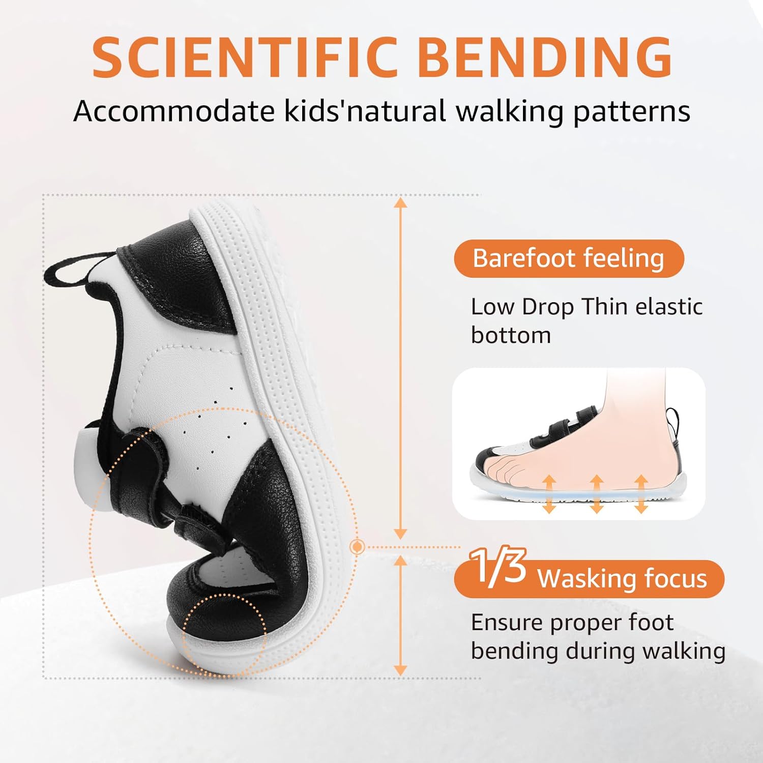 STQ Toddler Wide Toe Box Barefoot Shoes Boys Girls Kids Sneakers Non Slip Lightweight Zero Drop Comfortable Tennis Walking Running School Athletic Casual Indoor Outdoor - Image 5